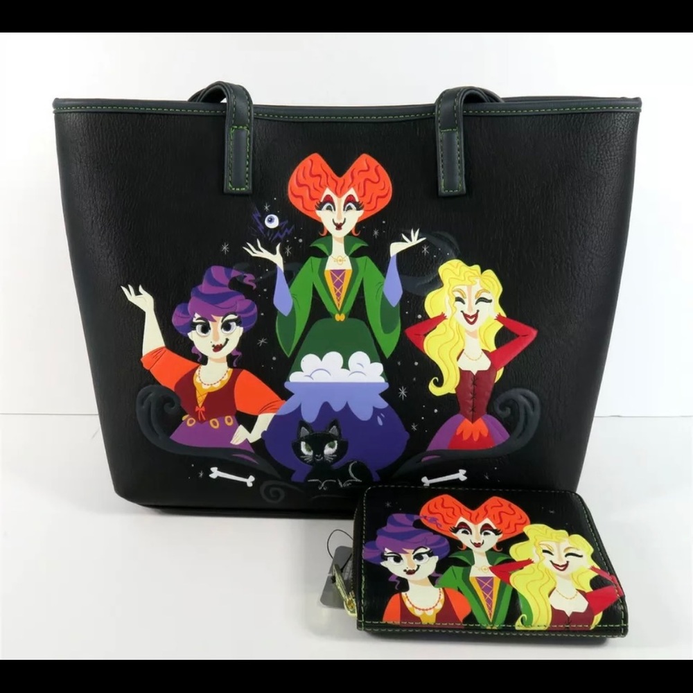 Loungefly Disney Hocus Pocus tote and wallet set